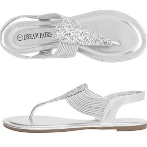 Elastic Strappy String Ankle Strap Gladiator Sandals